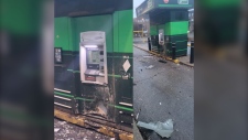 ATM damaged East York
