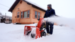 <b>Snow blower</b><br><br>

The handy snow-clearing machines were invented in 1927 by Arthur Sicard, in Quebec. (AP Photo / Carolyn Kaster)
