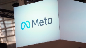 FILE - The Meta logo is seen at the Vivatech show in Paris, France, on June 14, 2023. Facebook and Instagram users will start seeing labels on AI-generated images that appear on their social media feeds, part of a broader tech industry initiative to sort between whatâ€™s real and not. Meta said Tuesday, Feb. 6, 2024 it's working with industry partners on technical standards that will make it easier to identify images and eventually video and audio generated by artificial intelligence tools. (AP Photo/Thibault Camus, File)