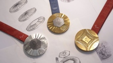Paris 2024 Olympic medals
