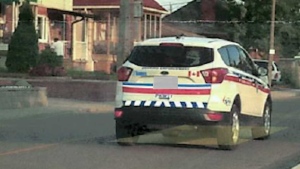 A Toronto police vehicle that was issued a traffic ticket can be seen above. (Freedom of Information Request)