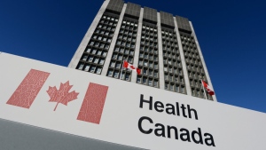 Drug company Apotex is recalling two lots of APO-Mometasone nasal spray due to possible bacterial contamination. A sign is displayed in front of Health Canada headquarters in Ottawa on Friday, January 3, 2014. THE CANADIAN PRESS/Sean Kilpatrick