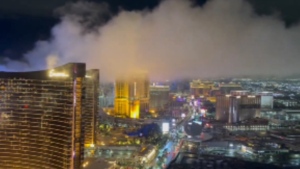Fog in the desert? Las Vegas blanketed