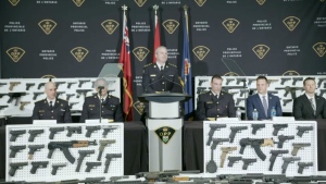 OPP reveal biggest gun bust in Ontario history.