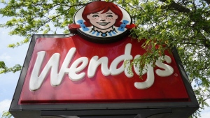 A Wendy's restaurant is shown in Brookhaven, Pa., Monday, May 10, 2021. Fast food restaurants are diving deeper into the digital realm, adopting strategies that range from dynamic pricing to drive-thru voice bots, data collection and weather-based menu boards. THE CANADIAN PRESS/AP-Matt Rourke