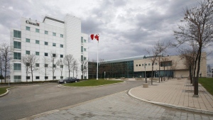 The National Microbiology Laboratory is shown in Winnipeg on May 19, 2009. Newly released documents say the careers of two scientists at a high-security laboratory ended after security reviews found they failed to protect sensitive assets and information. THE CANADIAN PRESS/John Woods