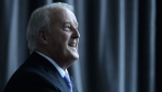 FILE - Former prime minister Brian Mulroney arrives to speak at a conference put on by the University of Ottawa Professional Development Institute and the Canada School of Public Service in Ottawa on Tuesday, March 5, 2019. THE CANADIAN PRESS/Sean Kilpatrick