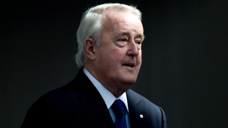 Former prime minister Brian Mulroney arrives to the Oliphant Commission in Ottawa, Friday May 15, 2009. The commission is investigating the business dealings between German-Canadian businessman Karlheinz Schreiber and Mulroney. THE CANADIAN PRESS/Sean Kilpatrick 