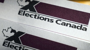 An Elections Canada logo is shown on Tuesday, Aug 31, 2021. THE CANADIAN PRESS/Sean Kilpatrick