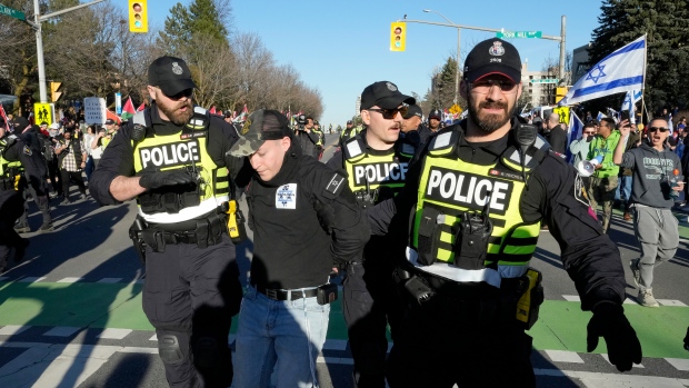 Thornhill protest arrest