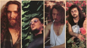 Junkhouse members Tom Wilson, left to right, Russell Wilson, Dan Achen and Ray Farrugia are shown in this undated handout photo. Former Junkhouse bassist Russell Wilson has died, confirms his bandmate Tom Wilson. THE CANADIAN PRESS/HO