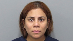 This booking photo provided by the Cuyahoga County, Ohio, Sheriff's Department shows Kristel Candelario, of Cleveland, Ohio.  (Cuyahoga County Sheriff's Department via AP, File)