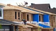 New homes are constructed in Ottawa on Monday, Aug. 14, 2023.THE CANADIAN PRESS/Sean Kilpatrick 