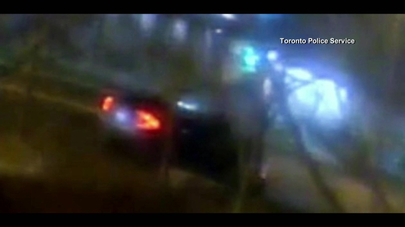 Toronto collision vehicle