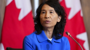 Chief Public Health Officer Dr. Theresa Tam speaks during a press conference in Ottawa on Monday, June 19, 2023. Tam issued a statement Wednesday saying the Public Health Agency of Canada is aware of 40 measles cases in Canada so far this year.THE CANADIAN PRESS/Sean Kilpatrick