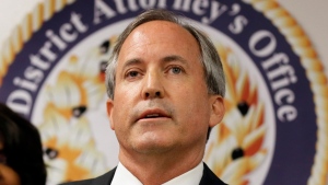 Texas Attorney General Ken Paxton speaks at a news conference in Dallas on June 22, 2017. Paxton says he's investigating a key Boeing supplier that is already under scrutiny by federal regulators over the quality of its work on Boeing planes, Friday, March 29, 2024. (AP Photo/Tony Gutierrez, File)