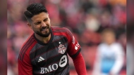 Toronto FC’s feel-good start to the Major League Soccer season is being tempered by a string of injuries. As John Herdman’s team prepares to host Sporting Kansas City on Saturday, supporters are awaiting word on the status of Italian star Insigne, who limped off the field in the first half of last week’s 2-0 win over Atlanta United. Insigne winces during MLS action against Charlotte FC in Toronto, Saturday, March 9, 2024. THE CANADIAN PRESS/Chris Young