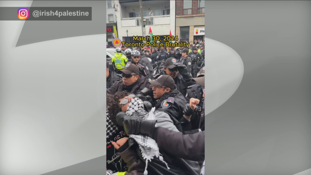 Pro-Palestinian rally, Toronto