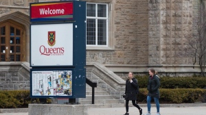 Queen's University campus in Kingston, Ontario, on Wednesday March 18, 2020. One of Canada's top medical schools says it is changing its admissions process, hoping to reduce "systemic barriers" facing low-income and diverse candidates seeking to become doctors. THE CANADIAN PRESS/Lars Hagberg