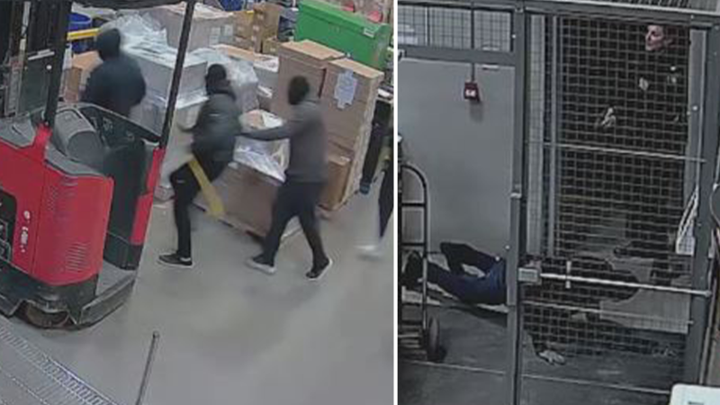 Police are investigating a break-and-enter at a commercial warehouse in Richmond Hill on April 1, 2024. (York Regional Police)