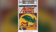 This photo provided by Heritage Auctions shows a copy of Action Comics No. 1, the comic book that introduced Superman to the world in 1938, which sold for $6 million on Thursday, April 4, 2024. (Heritage Auctions via AP)