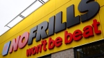 A No Frills store is shown in Toronto on Friday, Nov. 17, 2023. THE CANADIAN PRESS/Joe O'Connal