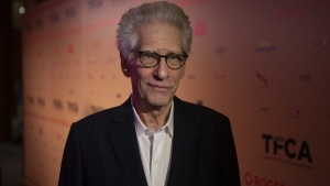 David Cronenberg arrives for the Toronto Film Critics' Association Gala, in Toronto on Monday, March 7, 2022.  Cronenberg is among the Canadians heading to the 77th Cannes Film Festival next month. THE CANADIAN PRESS/Chris Young