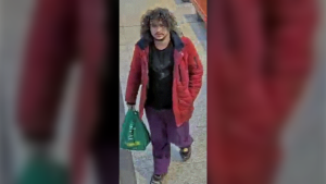 Police have released images of a suspect wanted in a sexual assault investigation. (Toronto Police)