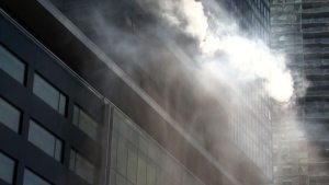 WATCH: Condo fire in Toronto's downtown core