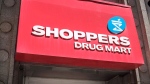 The logo for Shoppers Drug Mart is shown in downtown Toronto, on Tuesday, May 24, 2016. THE CANADIAN PRESS/Eduardo Lima 