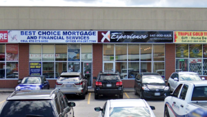 Best Choice Financial Services in Scarborough can be seen above. The company's sign has since been removed. (Google Maps)