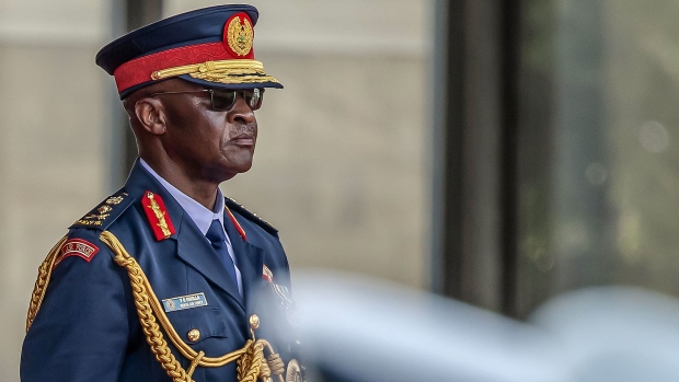 Kenya's military chief, Francis Ogolla, died in a helicopter crash in the western part of the country on Thursday. Ogolla is seen here on February 28. (Luis Tato / AFP / Getty Images via CNN Newsource)