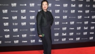 TIFF's Chief Programming Officer, Anita Lee poses for a photograph on the red carpet for the new movie "The Boy And The Heron" at the Toronto International Film Festival in Toronto on Thursday, Sept. 7, 2023. THE CANADIAN PRESS/Nathan Denette