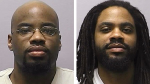 This combination of 2013 file photos provided by the Kansas Department of Corrections shows Reginald Carr, left, and Jonathan Carr. (Kansas Department of Corrections via AP)
