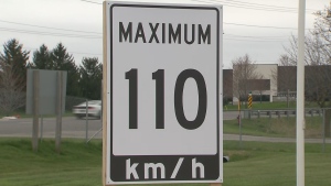 Ontario, speed limit, highways
