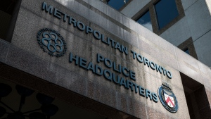 FILE - The Toronto Police Services headquarters, in Toronto, on Friday, August 9, 2019. THE CANADIAN PRESS/Christopher Katsarov 