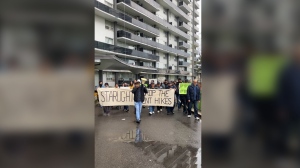 Thorncliffe Park rent strike April 28 rally