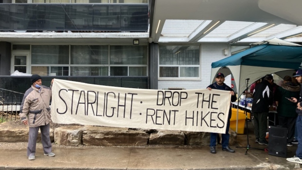 April 28 Thorncliffe Park 1-year rent strike rally
