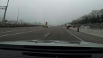 Truck driving in Fog 