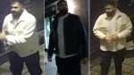 Police say they are seeking the man in the photos in connection with an aggravated assault investigation. (TPS)
