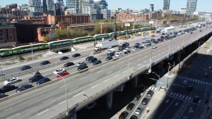 Toronto traffic backed up
