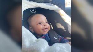 Three-month-old Aditya Vivaan Golkunath was one of four people killed in a wrong-way crash on Highway 401 in Whitby on April 29. (Supplied photo)