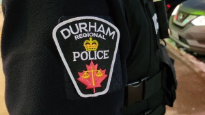 Police officers and emergency dispatchers in Durham Region have been instructed to complete a mandatory training course on suspect pursuits within the next two months in light of a wrong-way highway crash that killed an infant and his grandparents. A Durham Regional Police logo emblem is shown in Bowmanville, Ont. on Tuesday Feb. 28, 2023. THE CANADIAN PRESS/Doug Ives