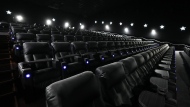 Cineplex Inc. reported a profit in its latest quarter compared with a loss a year ago as its results were boosted by the sale of its arcade game business. Theatre seats are shown at Cineplex Junxion Erin Mills in Mississauga, Ont., on Monday, April 24, 2023. THE CANADIAN PRESS/Nathan Denette
