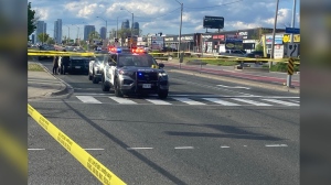 Police are investigating after one person was taken to the hospital following a shooting near Kennedy Rd and Munham Gate on May 12. (Carol Charles/CTV News Toronto) 

The incident happened in the Dorset Park neighbourhood , south of Ellesmere Road.