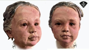 Police release 3D images of child found in river