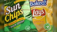 Bags of potato chips from Pepsico's Frito-Lay division are shown, Friday, June 15, 2007 in New York. THE CANADIAN PRESS/AP-Mark Lennihan
