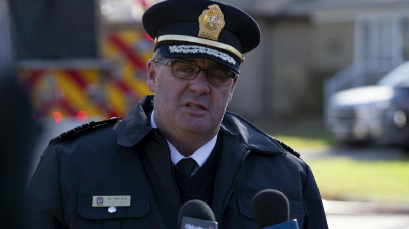 Toronto Fire Chief Matthew Pegg 