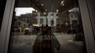 Signage is picture at Toronto International Film Festival's TIFF Bell Lightbox theatre on King St., in Toronto, ahead of the festival's opening night, Thursday, Sept. 10, 2020. THE CANADIAN PRESS/Cole Burston