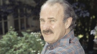 FILE - Actor Dabney Coleman poses at his home in Brentwood, Calif., Sept. 8, 1991. Coleman, the mustachioed character actor who specialized in smarmy villains like the chauvinist boss in "9 to 5" and the nasty TV director in "Tootsie," died Thursday, May 16, 2024, his daughter, Quincy Coleman, told The Hollywood Reporter. He was 92. (AP Photo/Julie Markes, File)